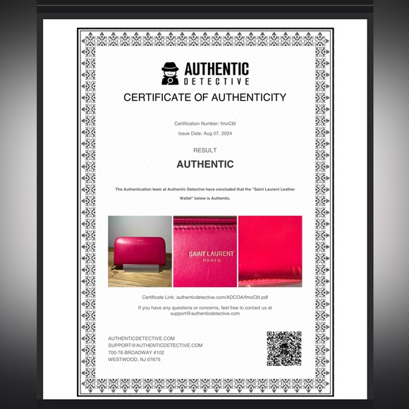 SAINT LAURENT PARIS ZIP AROUND WALLET - Picture 12 of 12